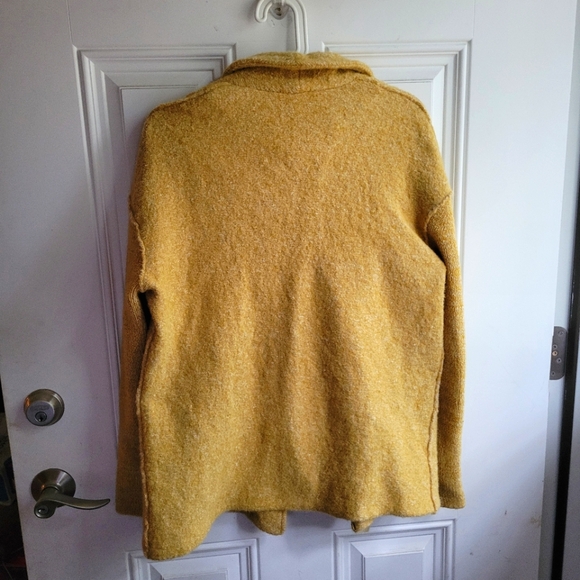 Cynthia Rowley Mustard Sweater Cardigan XS - Picture 3 of 5